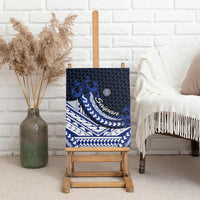 Northern Mariana Islands Saipan Canvas Wall Art Polynesian Tribal Pattern - Commonwealth Seal Art