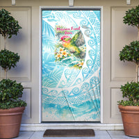 Saipan CMNI Door Cover Polynesian Northern Mariana Islands Fruit Dove Watercolor