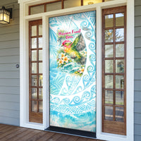 Saipan CMNI Door Cover Polynesian Northern Mariana Islands Fruit Dove Watercolor
