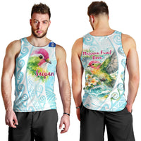 Saipan CMNI Men Tank Top Polynesian Northern Mariana Islands Fruit Dove Watercolor