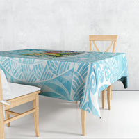 Saipan CMNI Tablecloth Polynesian Northern Mariana Islands Fruit Dove Watercolor