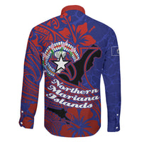 Saipan Northern Mariana Islands Family Matching Tank Maxi Dress and Hawaiian Shirt Polynesian Tribal Tattoo Art With Hibiscus Flowers And Seal TS04 - Polynesian Pride