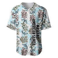 Personalized Masefau American Samoa Baseball Jersey Vintage Whale Hibiscus Ocean Waves