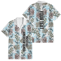 Personalized Masefau American Samoa Family Matching Summer Maxi Dress and Hawaiian Shirt Vintage Whale Hibiscus Ocean Waves