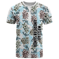 Personalized Masefau American Samoa T Shirt Vintage Whale Hibiscus Ocean Waves
