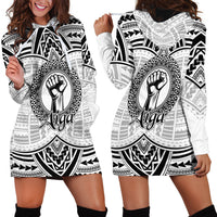 Aiga Samoa Raised Fist Hoodie Dress Polynesian Tribal Tattoo Art Family Pride TS04 - Polynesian Pride