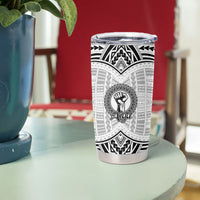 Aiga Samoa Raised Fist Tumbler Cup Polynesian Tribal Tattoo Art Family Pride TS04 - Polynesian Pride