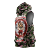 Samoa Aiga Polynesian Sleeveless Hoodie Tropical Floral Hibiscus Pattern Island Heritage TS04 - Polynesian Pride