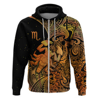 Zodiac Scorpio Hoodie Polynesian in Orange TS04 - Polynesian Pride