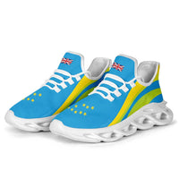 Tuvalu Clunky Sneakers Flag-Inspired Curve Style