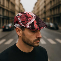 Ulaula Aloha Hawaii Lei Jeff Hat Tropical Flowers Elegant Vibe - Polynesian Pride