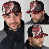 Ulaula Aloha Hawaii Lei Mesh Trucker Cap Tropical Flowers Elegant Vibe - Polynesian Pride