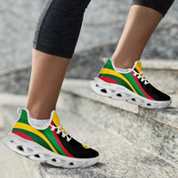 Vanuatu Clunky Sneakers Flag-Inspired Curve Style