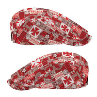 Wallis Et Futuna Kilisimasi Fiefia Jeff Hat Pacific Patchwork Xmas Vibes - Polynesian Pride