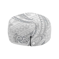 White Sunday Lotu Tamaiti Jeff Hat Polynesian Wave Pastel Gray - Polynesian Pride