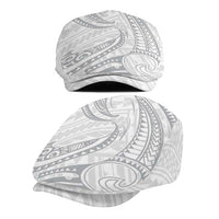 White Sunday Lotu Tamaiti Jeff Hat Polynesian Wave Pastel Gray - Polynesian Pride