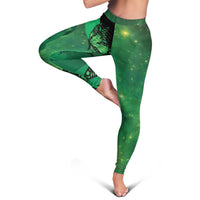 World Mental Health Awareness Month Leggings Warriors Brave Strong Galaxy Vibes - Polynesian Pride