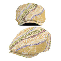 Yellow Palaka Hawaii Leis Jeff Hat Hawaiian-plaid Elegant Tropical Vibes - Polynesian Pride