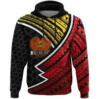 Papua New Guinea Hoodie PNG Lauhala Polynesian Unisex Black - Polynesian Pride