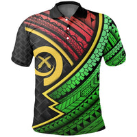 Vanuatu Polo Shirt Vanuatuan Lauhala Polynesian Green - Polynesian Pride
