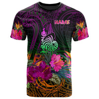 New Caledonia Polynesian Custom T Shirt Summer Hibiscus Unisex Reggae - Polynesian Pride