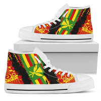 Kanaka Map High Top Shoe - Nora Style - Polynesian Pride