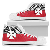 Wallis And Futuna High Top Shoes - Polynesian Style - Polynesian Pride