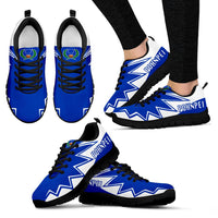 Pohnpei Sneakers - Pohnpei Flag Thunder Style - Polynesian Pride