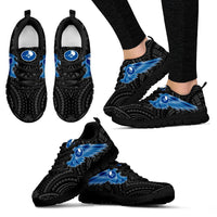 Yap Sneakers - Yap Flag Wing - A8 Unisex Black - Polynesian Pride