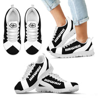 Hawaiian Sneakers - Waves Style Kid's Sneakers White - Polynesian Pride