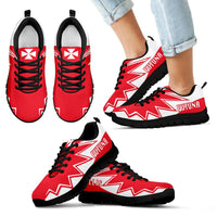 Wallis And Futuna Sneakers - Wallis And Futuna Coat Of Arms Thunder Style - Polynesian Pride