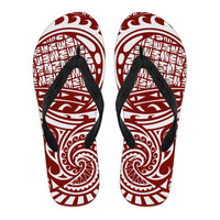 Polynesian 02 Flip Flops Men Black - Polynesian Pride