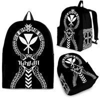 Kanaka Maoli Backpack - Polynesian Tribal One Style White - Polynesian Pride
