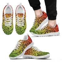 Poly Tribal Sneakers 27 Men's Sneakers White - Polynesian Pride