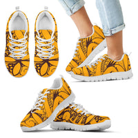 Poly Tribal Sneakers 32 Kid's Sneakers White - Polynesian Pride