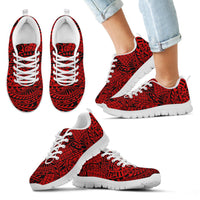 Poly Tribal Sneakers 18 Kid's Sneakers White - Polynesian Pride