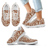 Poly Tribal Sneakers 38 Kid's Sneakers White - Polynesian Pride