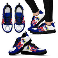 Cook Islands Sneakers - Cullinan Style Women's Sneakers - Black - 1 Black - Polynesian Pride