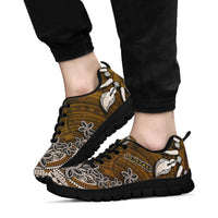 Samoa Custom Personalised Sneakers - Polynesian Boar Tusk - Polynesian Pride