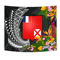 Wallis and Futuna Tapestrys - Custom Personalised Seal Spiral Polynesian Patterns - Polynesian Pride