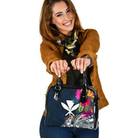 Polynesian Hawaii Shoulder Handbag - Summer Vibes One Size Blue - Polynesian Pride
