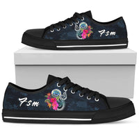 Federated States of Micronesia Polynesian Low Top Shoe - Tropical Flower - Polynesian Pride