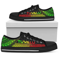 Tuvalu Low Top Shoes - Polynesian Reggae Chief Version - Polynesian Pride