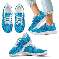 Poly Tribal Sneakers 10 Kid's Sneakers White - Polynesian Pride