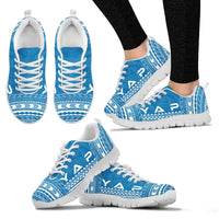 Yap Sneakers - Yap Polynesian Chief Tattoo Blue Version - Polynesian Pride