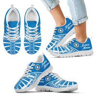 Northern Mariana Islands Sneakers - Northern Mariana Islands Flag - A16 - Polynesian Pride
