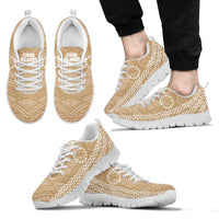 Cook Islands Polynesian Tribal Sneakers 05 Men's Sneakers White - Polynesian Pride