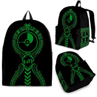 Yap Backpack - Micronesian Tribal One Style Green - Polynesian Pride