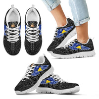 Tokelau Sneakers - Tokelau Coat Of Arms & Flag Wing - A8 - Polynesian Pride