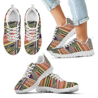 Poly Tribal Sneakers 14 Kid's Sneakers White - Polynesian Pride